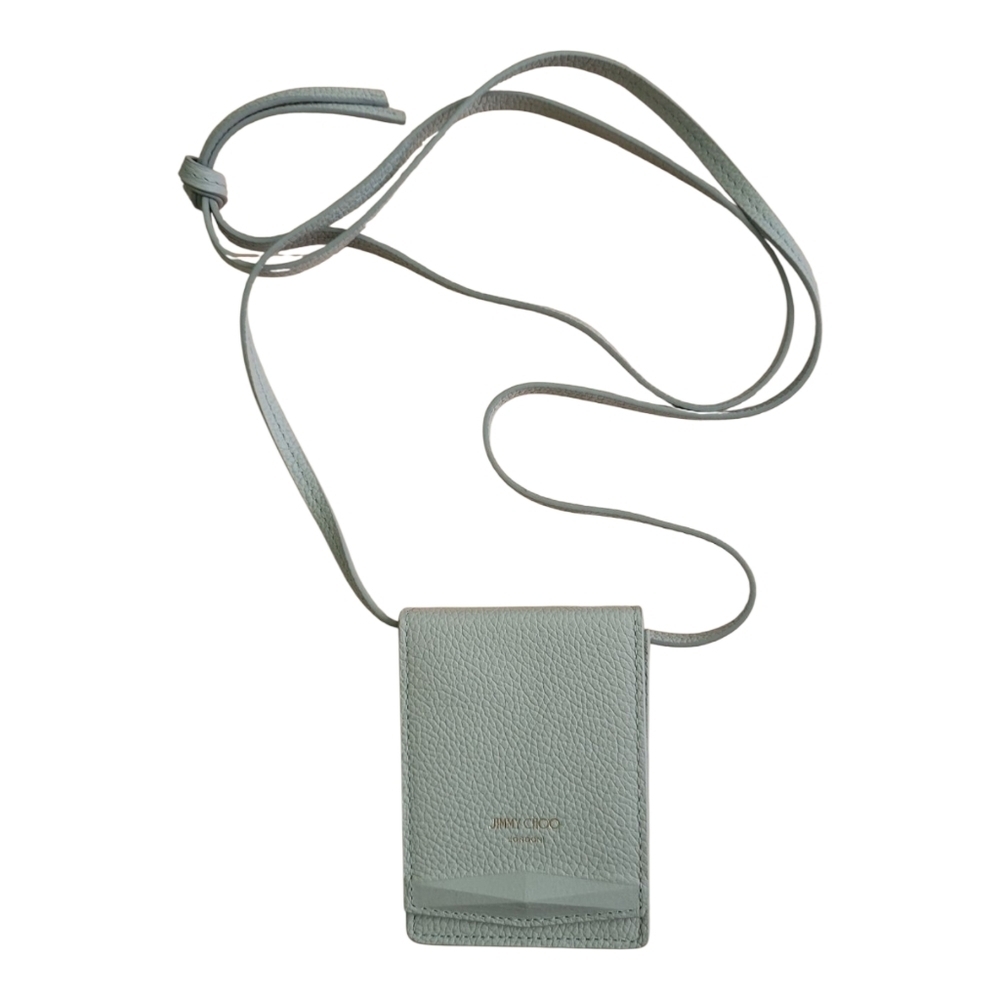 Jimmy Choo Limited Edition 2024 Holiday Gift Bag Playing Card Holder Bag Gray